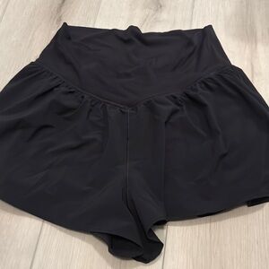Aerie Women's High-Waisted Black Shorts
